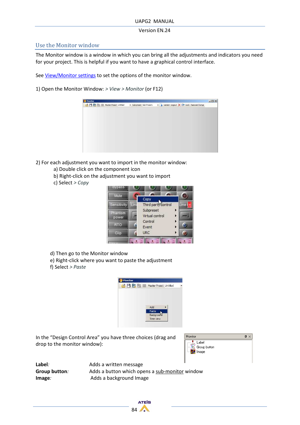 ATEIS UAPg2 User Manual | Page 84 / 224
