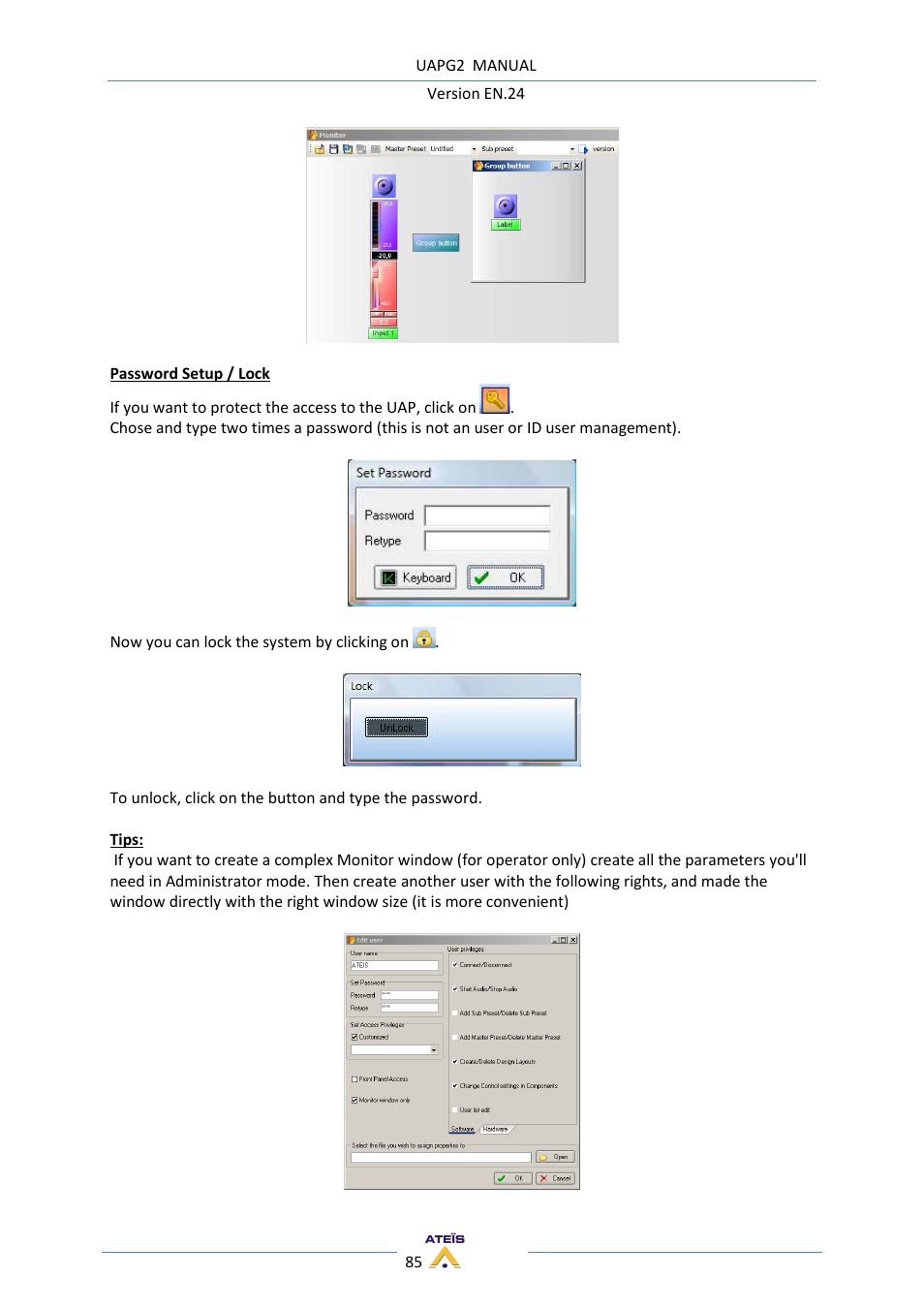 ATEIS UAPg2 User Manual | Page 85 / 224