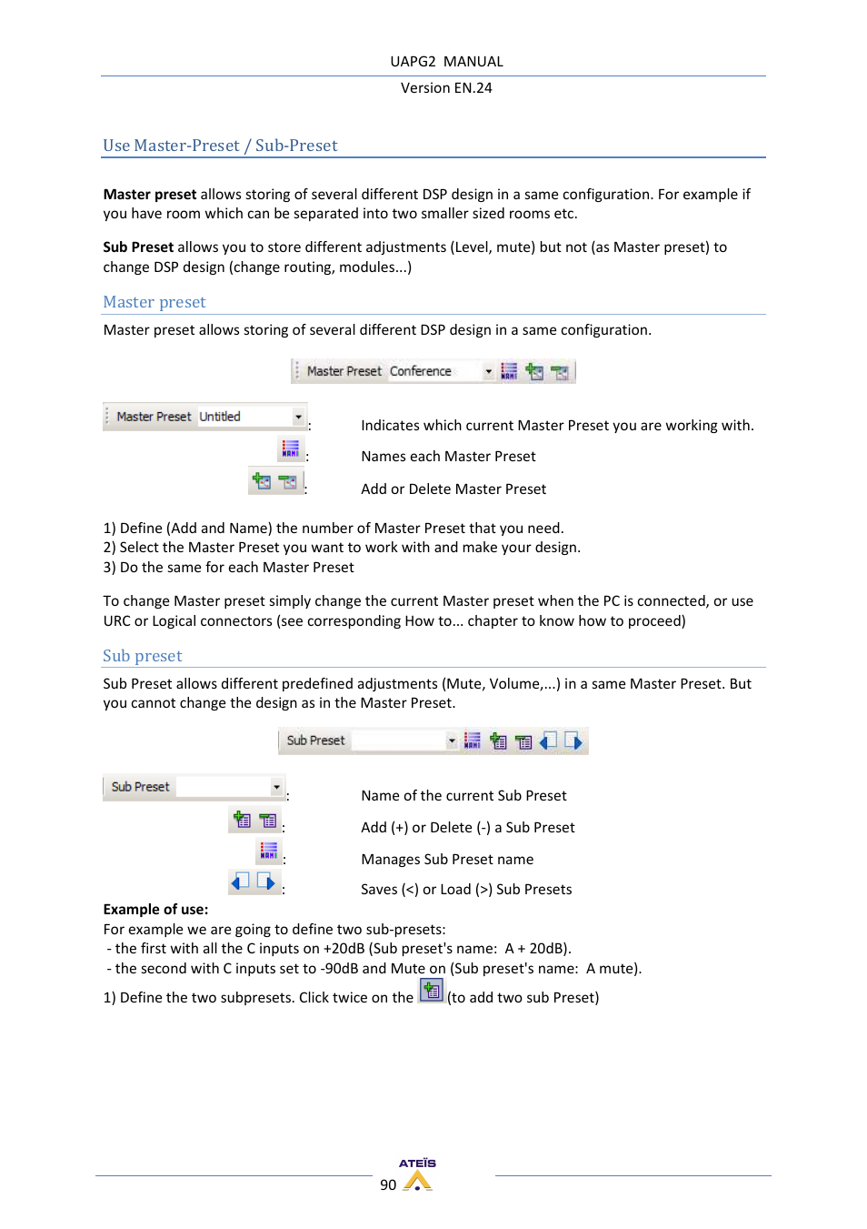 ATEIS UAPg2 User Manual | Page 90 / 224