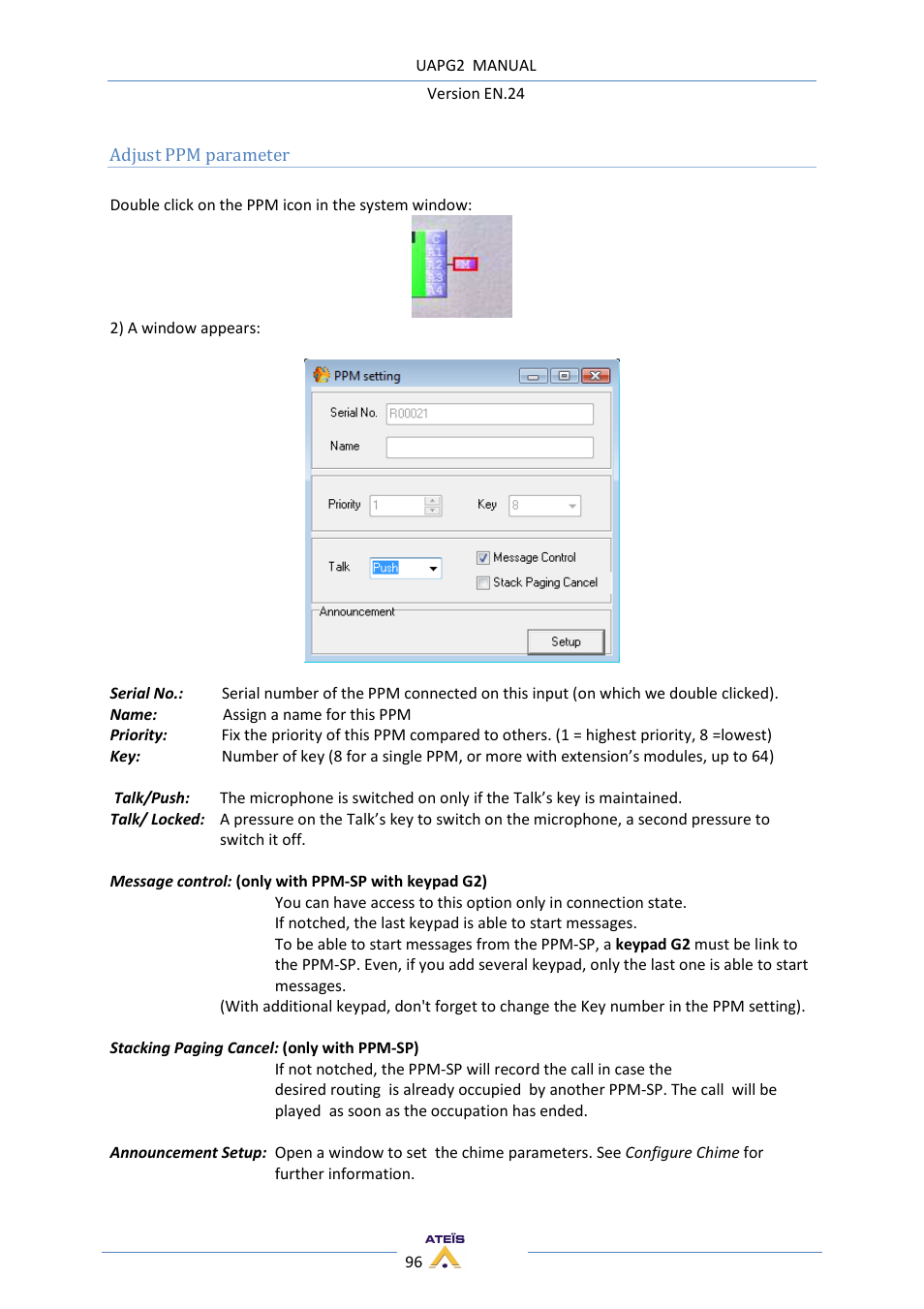 ATEIS UAPg2 User Manual | Page 96 / 224