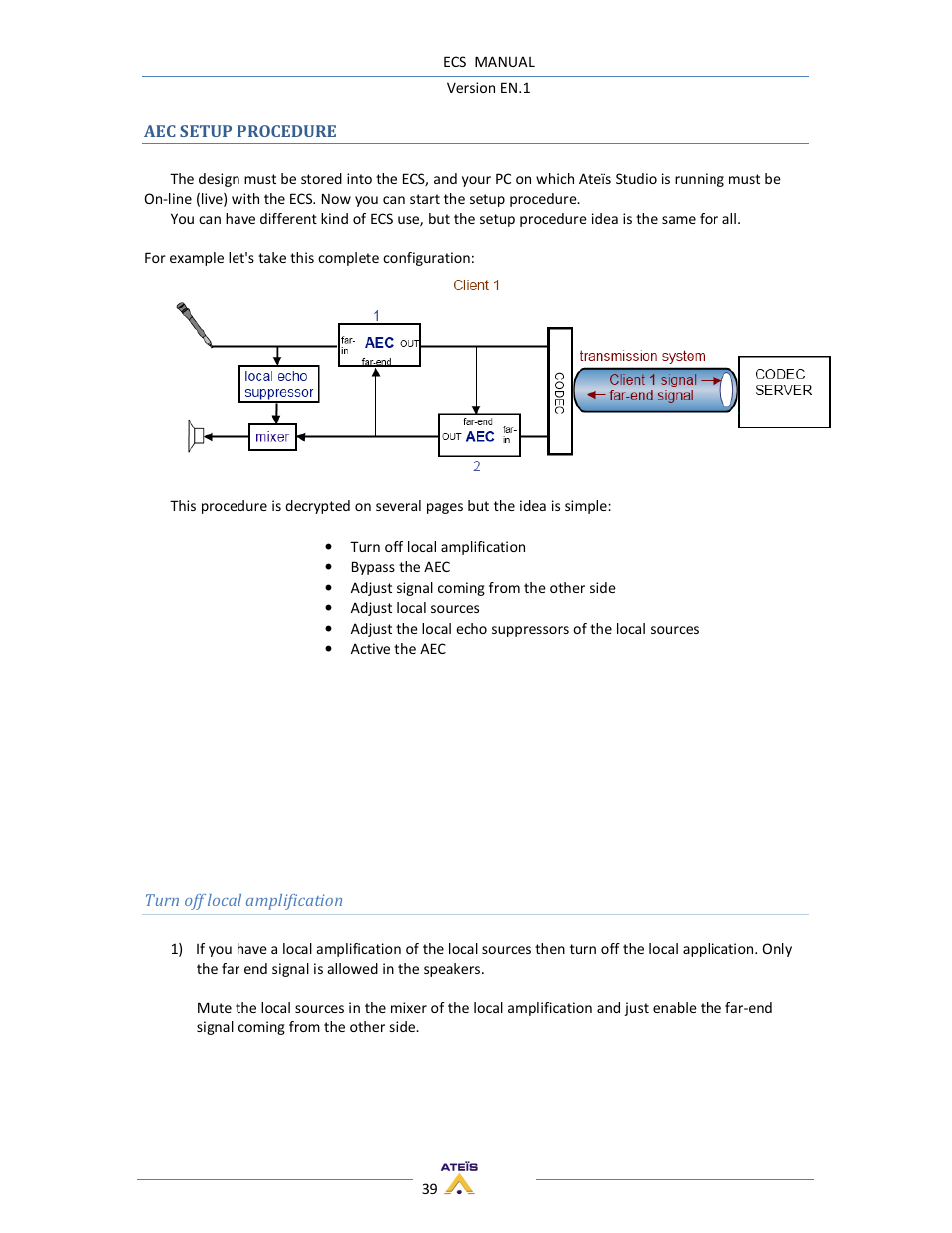 ATEIS ECS User Manual | Page 39 / 60