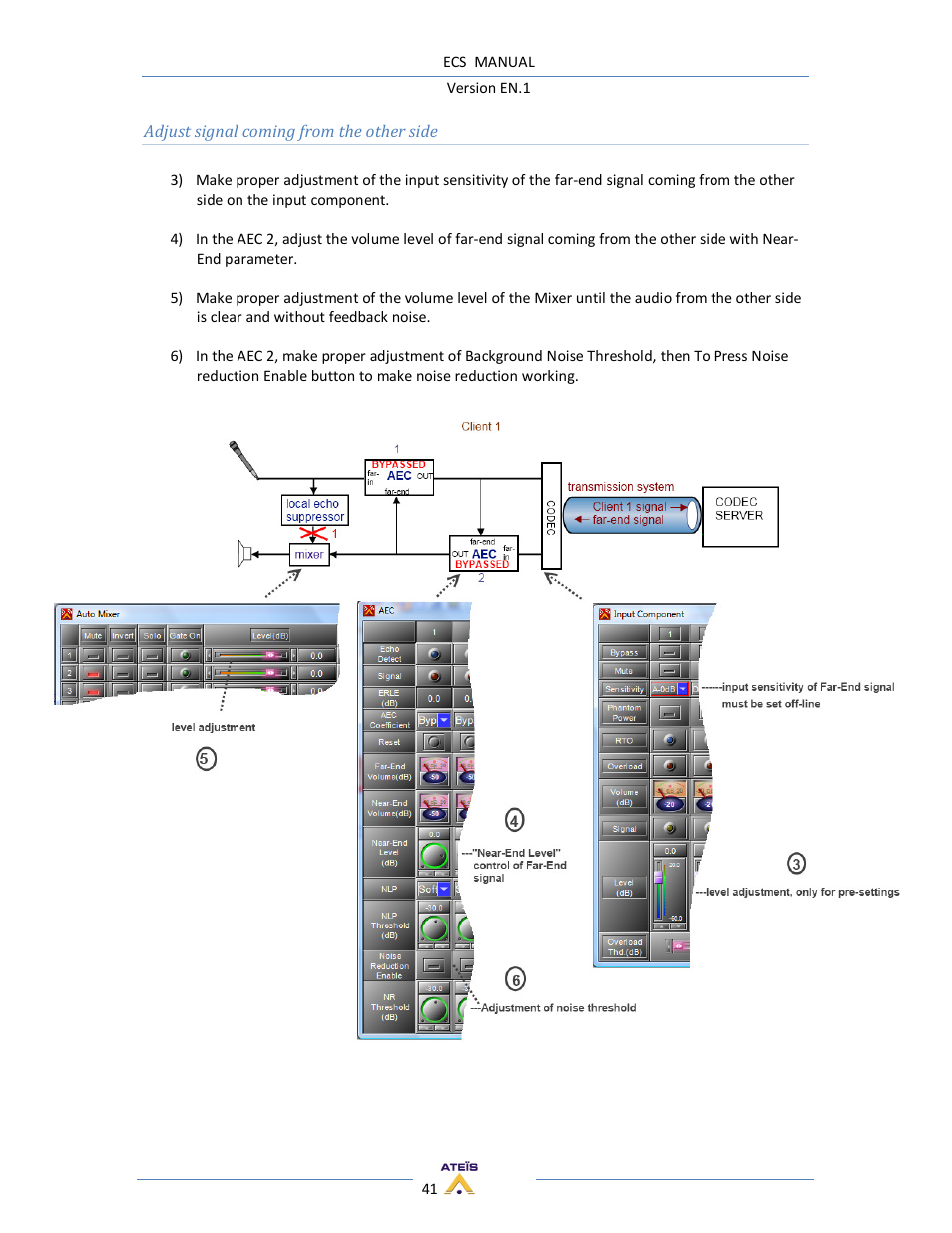 ATEIS ECS User Manual | Page 41 / 60