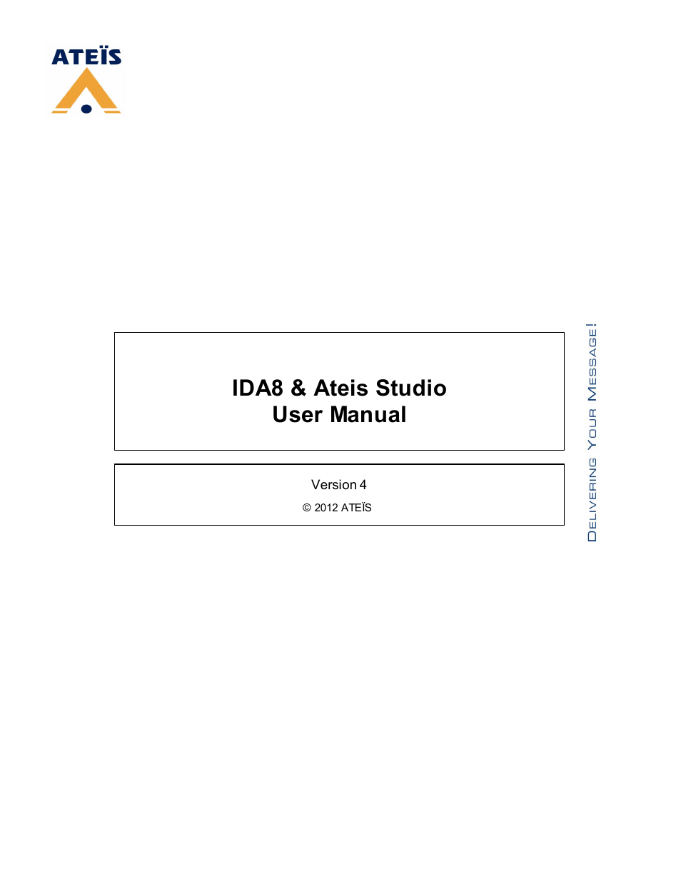 ATEIS IDA8 User Manual | 582 pages