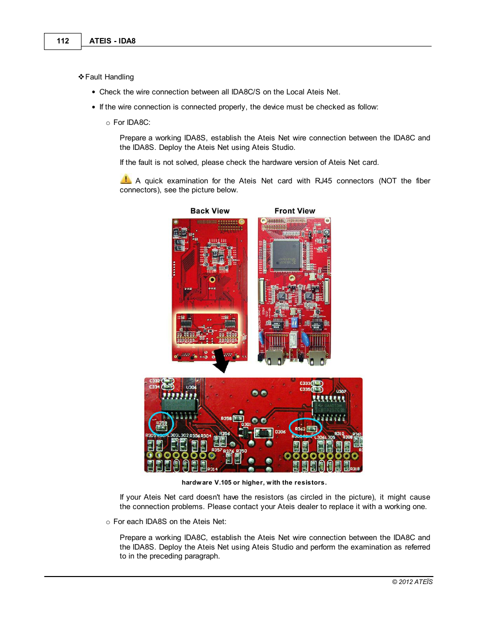 ATEIS IDA8 User Manual | Page 112 / 582