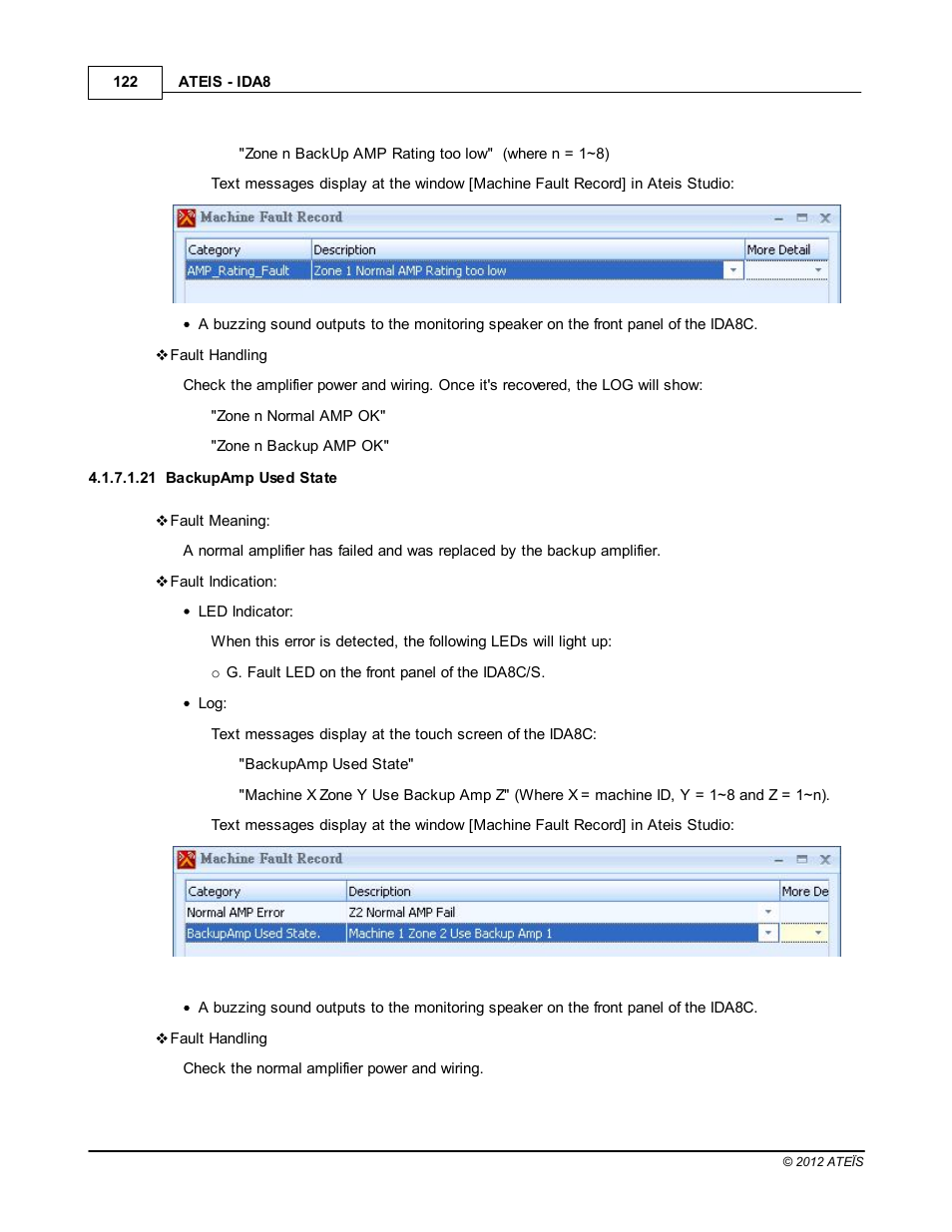 Backupamp used state | ATEIS IDA8 User Manual | Page 122 / 582