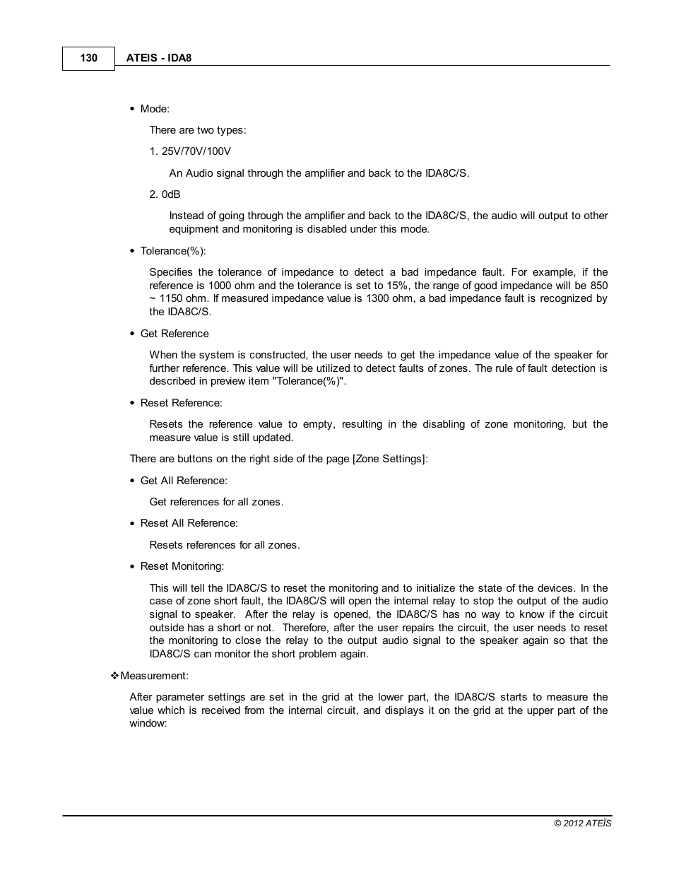 ATEIS IDA8 User Manual | Page 130 / 582