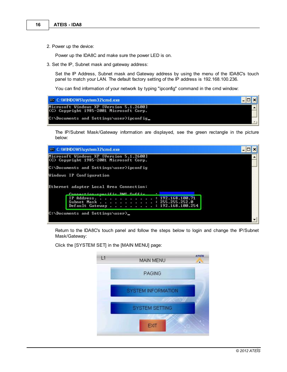 ATEIS IDA8 User Manual | Page 16 / 582