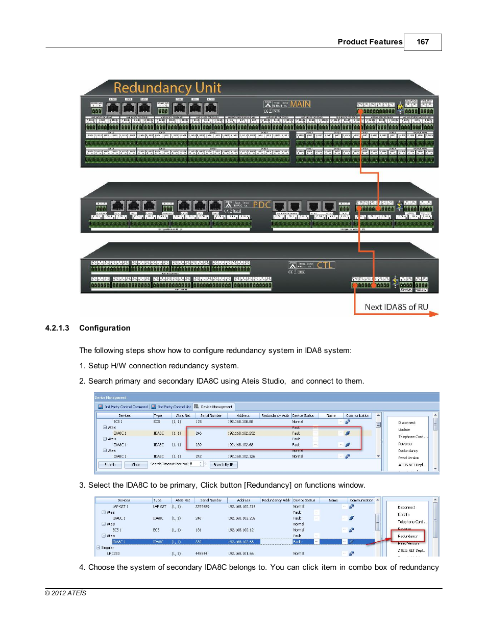 Configuration | ATEIS IDA8 User Manual | Page 167 / 582