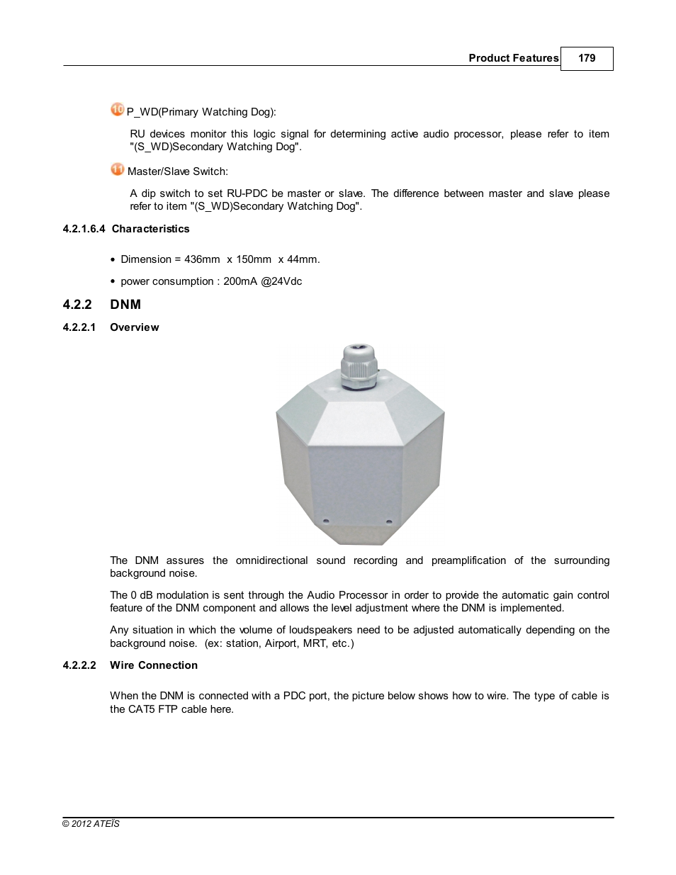 Characteristics, Overview, Wire connection | ATEIS IDA8 User Manual | Page 179 / 582