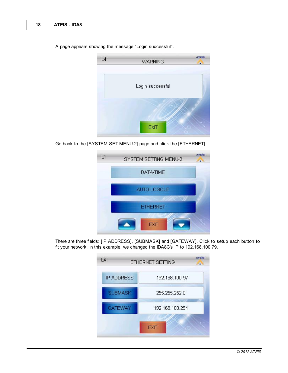 ATEIS IDA8 User Manual | Page 18 / 582