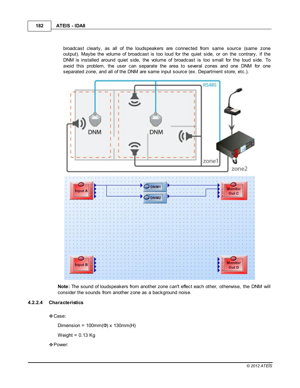 Characteristics | ATEIS IDA8 User Manual | Page 182 / 582