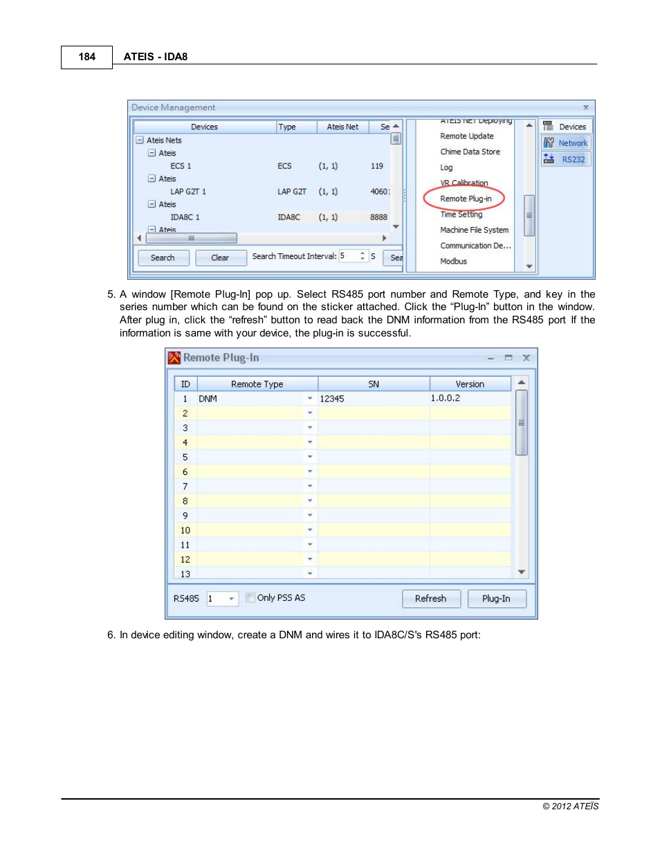 ATEIS IDA8 User Manual | Page 184 / 582