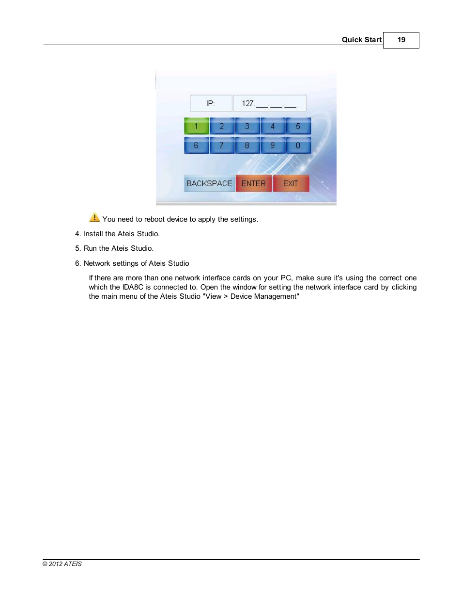 ATEIS IDA8 User Manual | Page 19 / 582