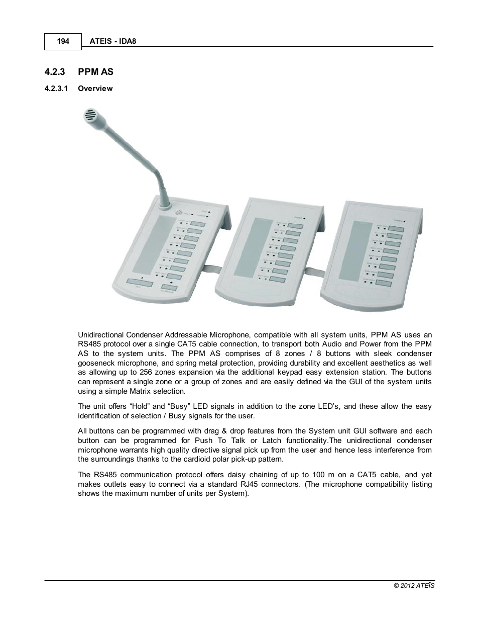 Ppm as, Overview | ATEIS IDA8 User Manual | Page 194 / 582