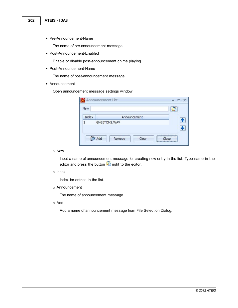 ATEIS IDA8 User Manual | Page 202 / 582