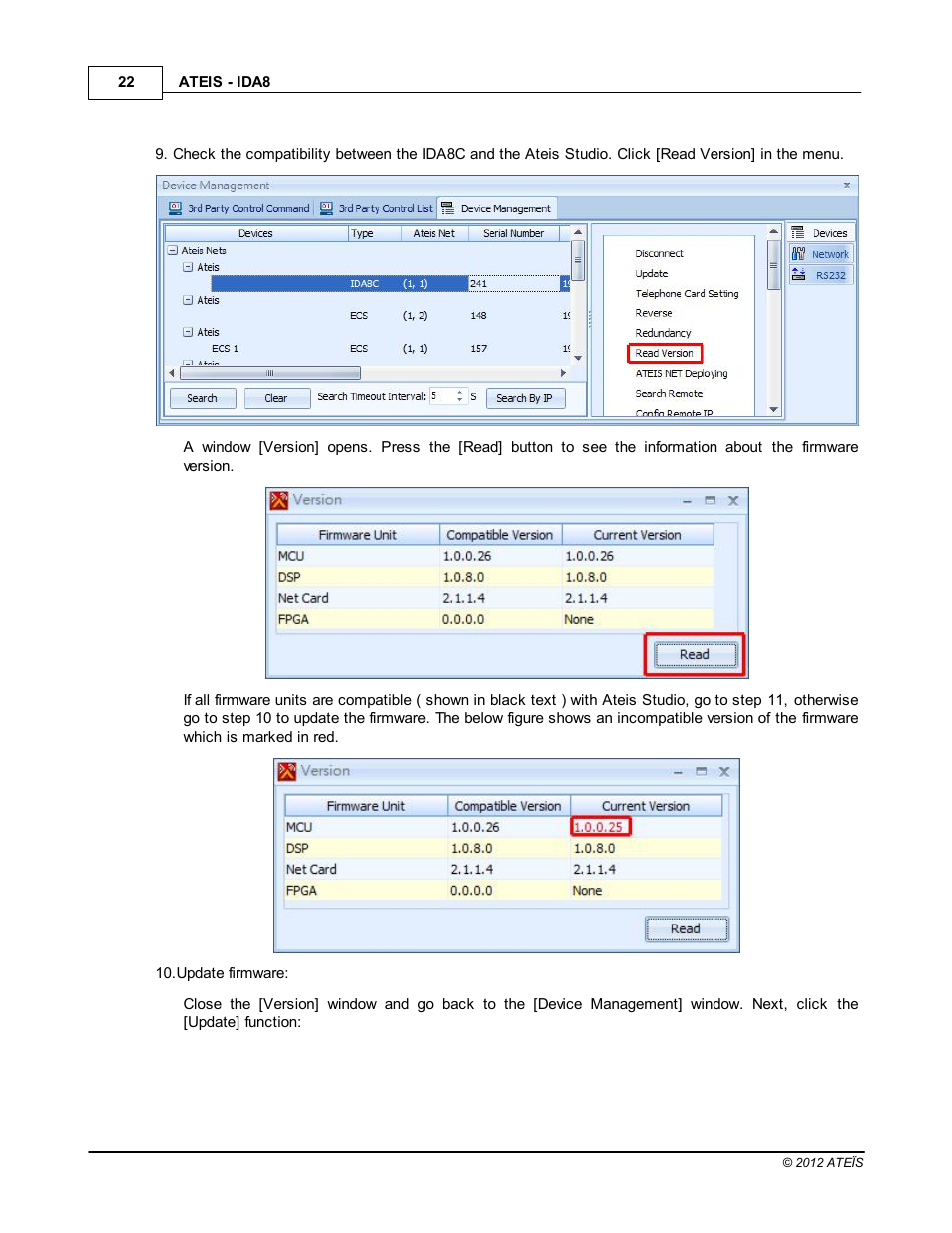 ATEIS IDA8 User Manual | Page 22 / 582