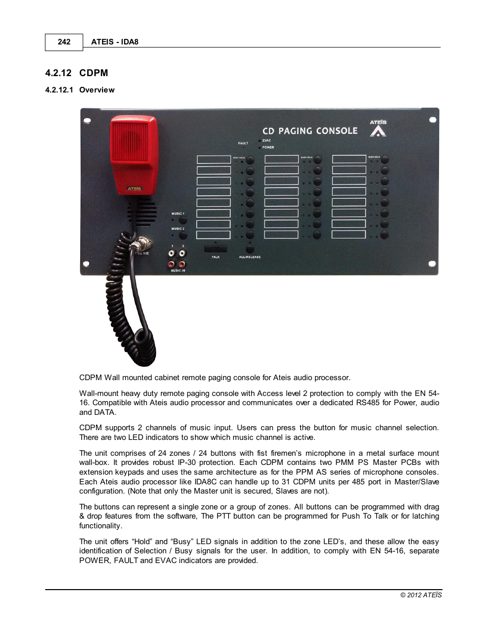 Cdpm, Overview | ATEIS IDA8 User Manual | Page 242 / 582