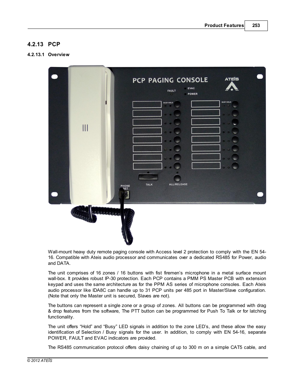 Overview | ATEIS IDA8 User Manual | Page 253 / 582