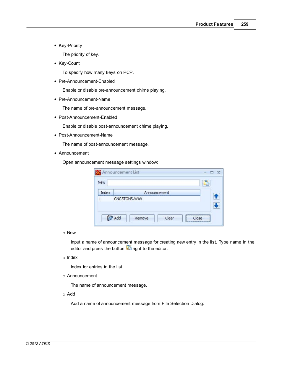 ATEIS IDA8 User Manual | Page 259 / 582