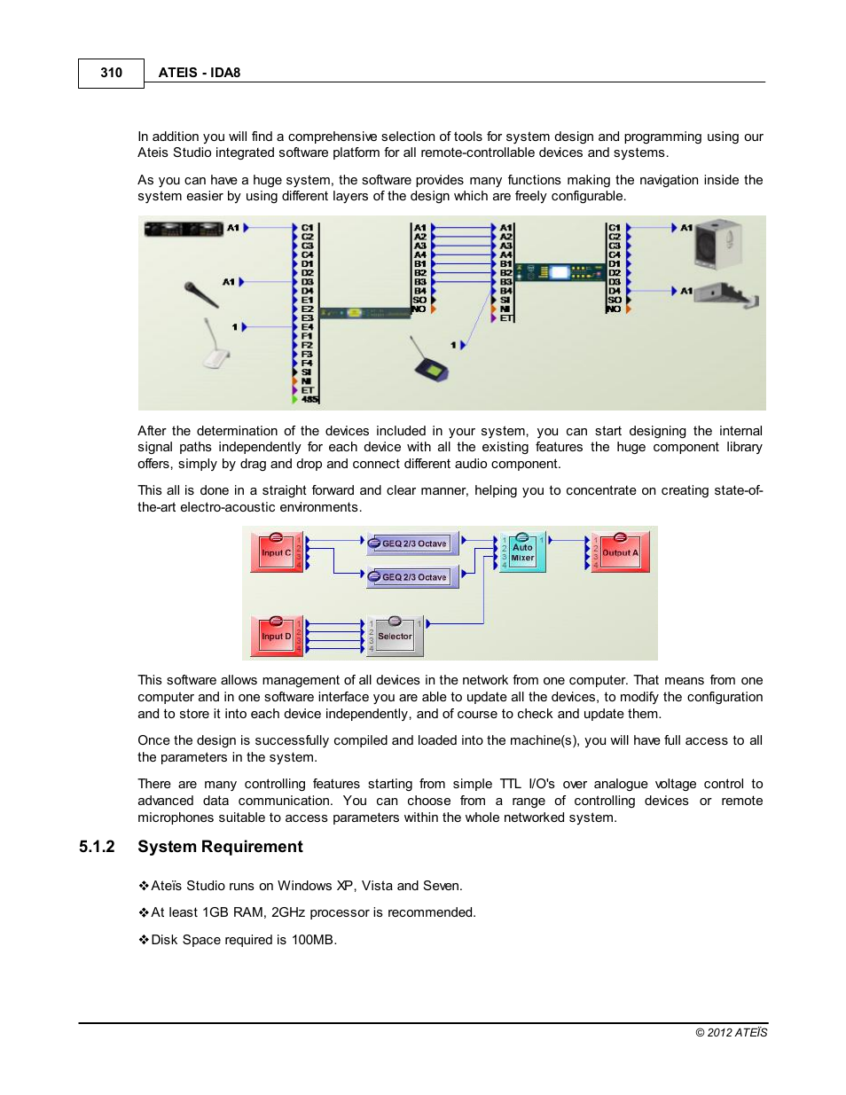 System requirement | ATEIS IDA8 User Manual | Page 310 / 582