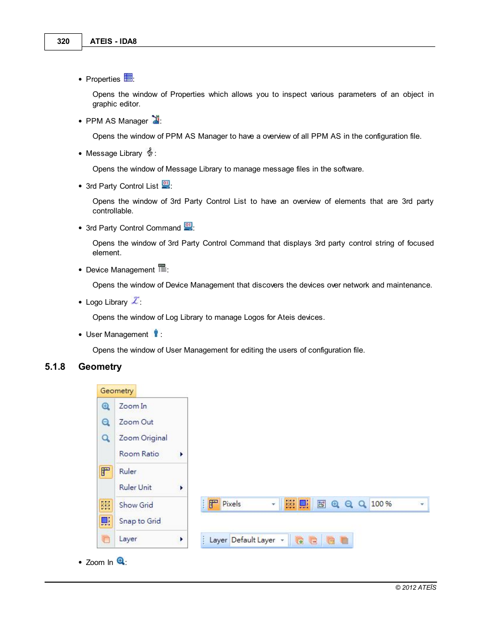 Geometry | ATEIS IDA8 User Manual | Page 320 / 582