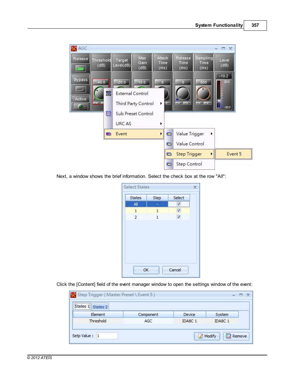 ATEIS IDA8 User Manual | Page 357 / 582