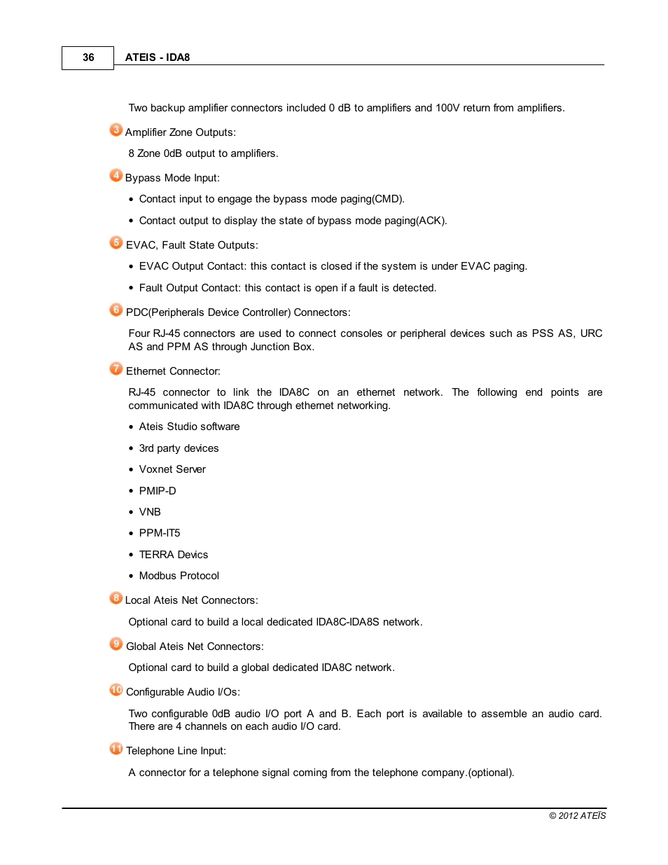 ATEIS IDA8 User Manual | Page 36 / 582