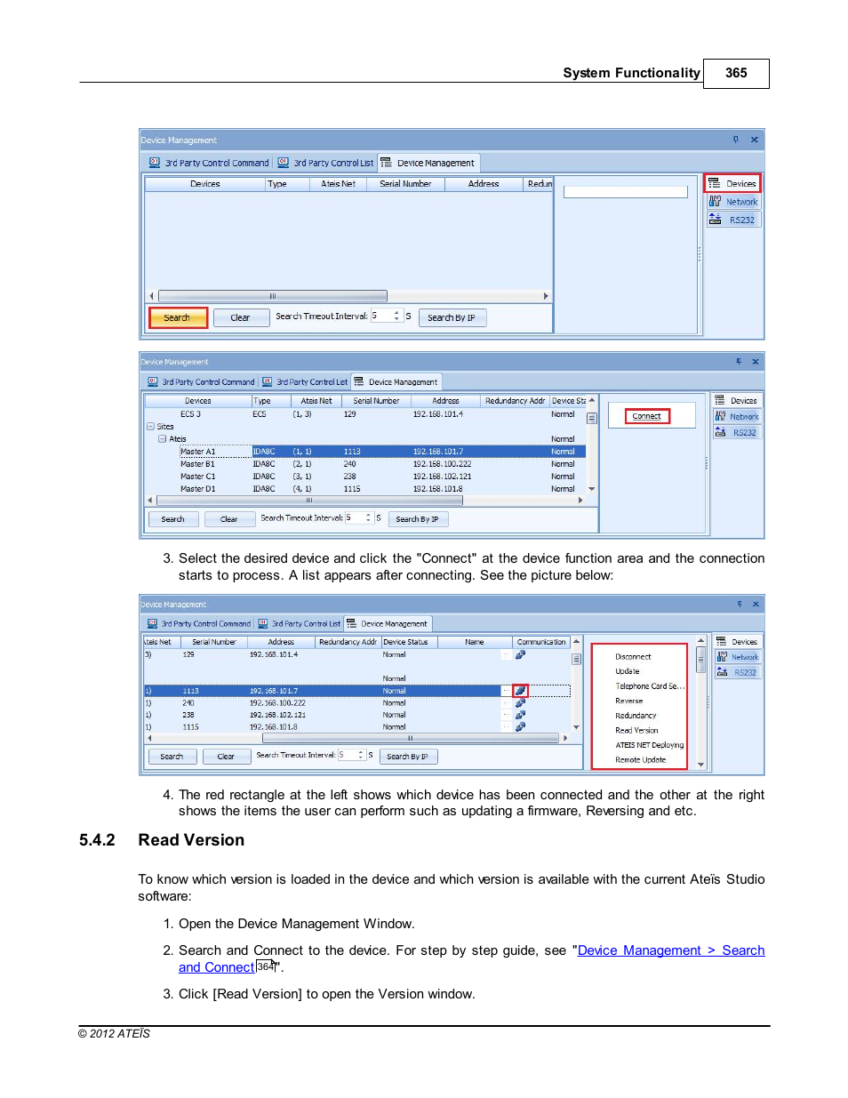 Read version | ATEIS IDA8 User Manual | Page 365 / 582