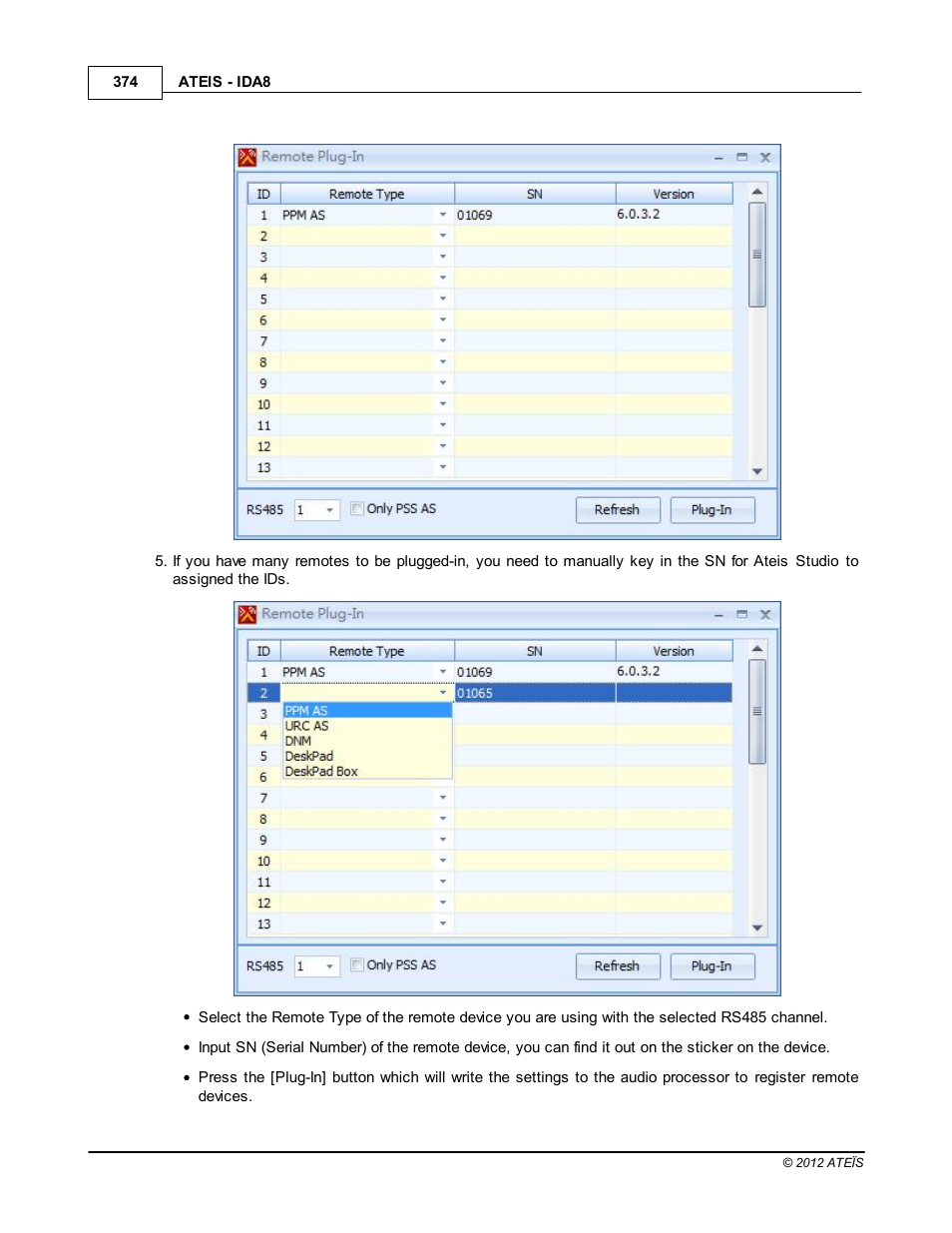 ATEIS IDA8 User Manual | Page 374 / 582