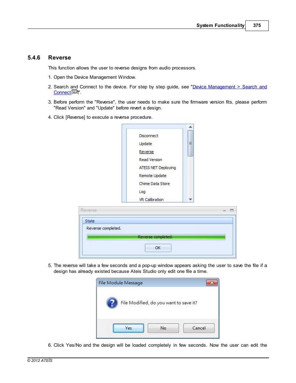 Reverse | ATEIS IDA8 User Manual | Page 375 / 582