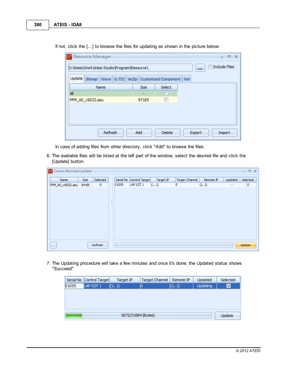 ATEIS IDA8 User Manual | Page 380 / 582