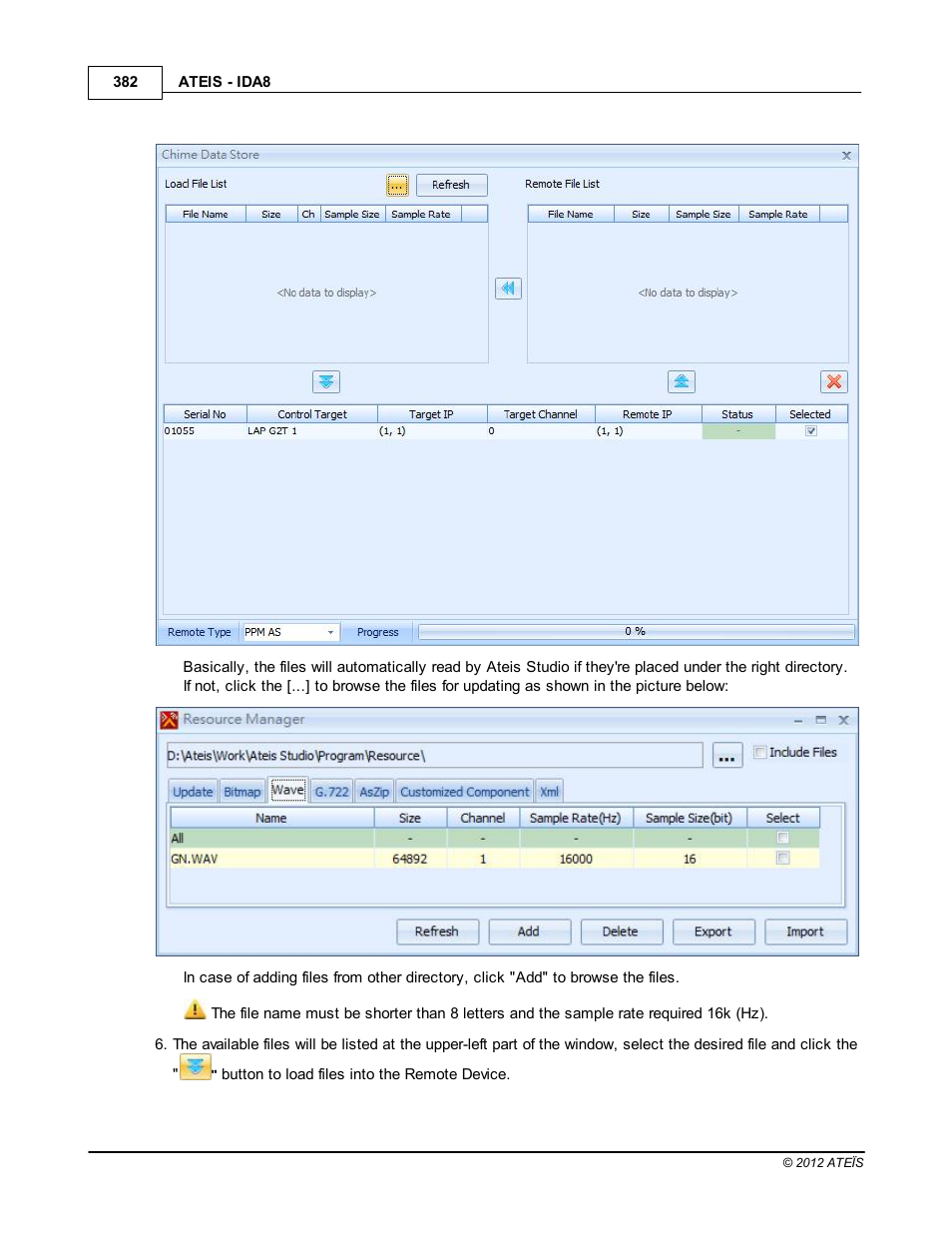 ATEIS IDA8 User Manual | Page 382 / 582