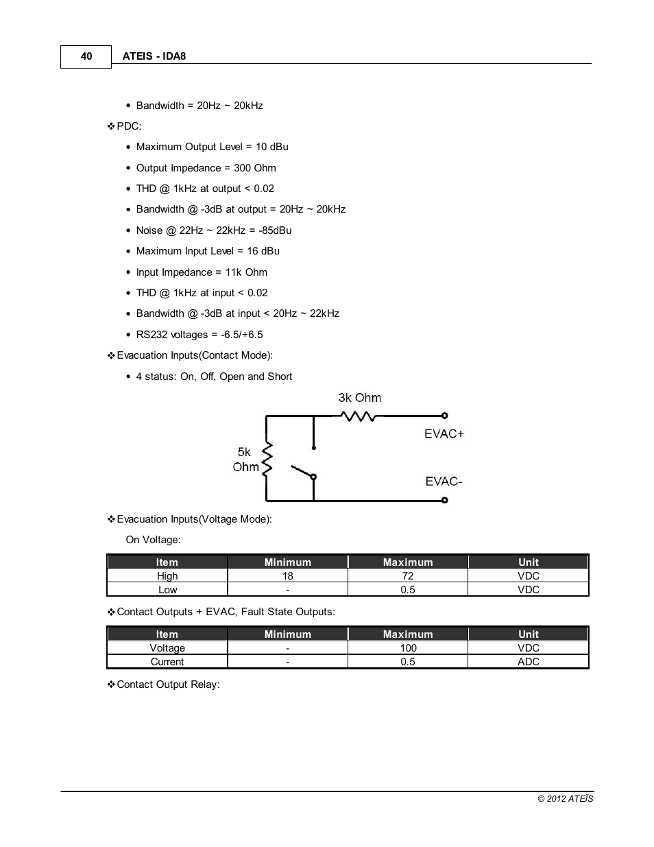 ATEIS IDA8 User Manual | Page 40 / 582