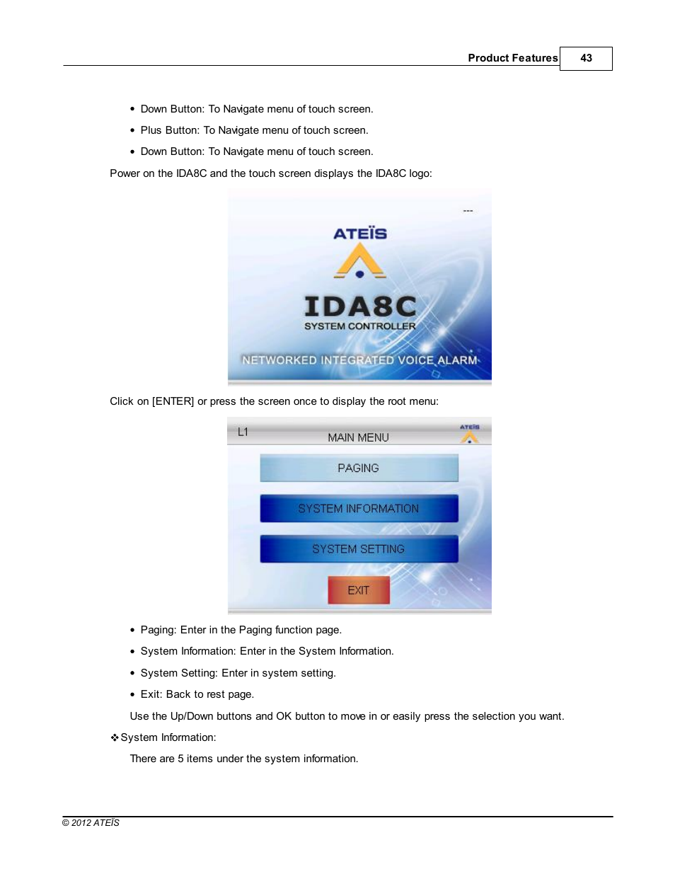 ATEIS IDA8 User Manual | Page 43 / 582