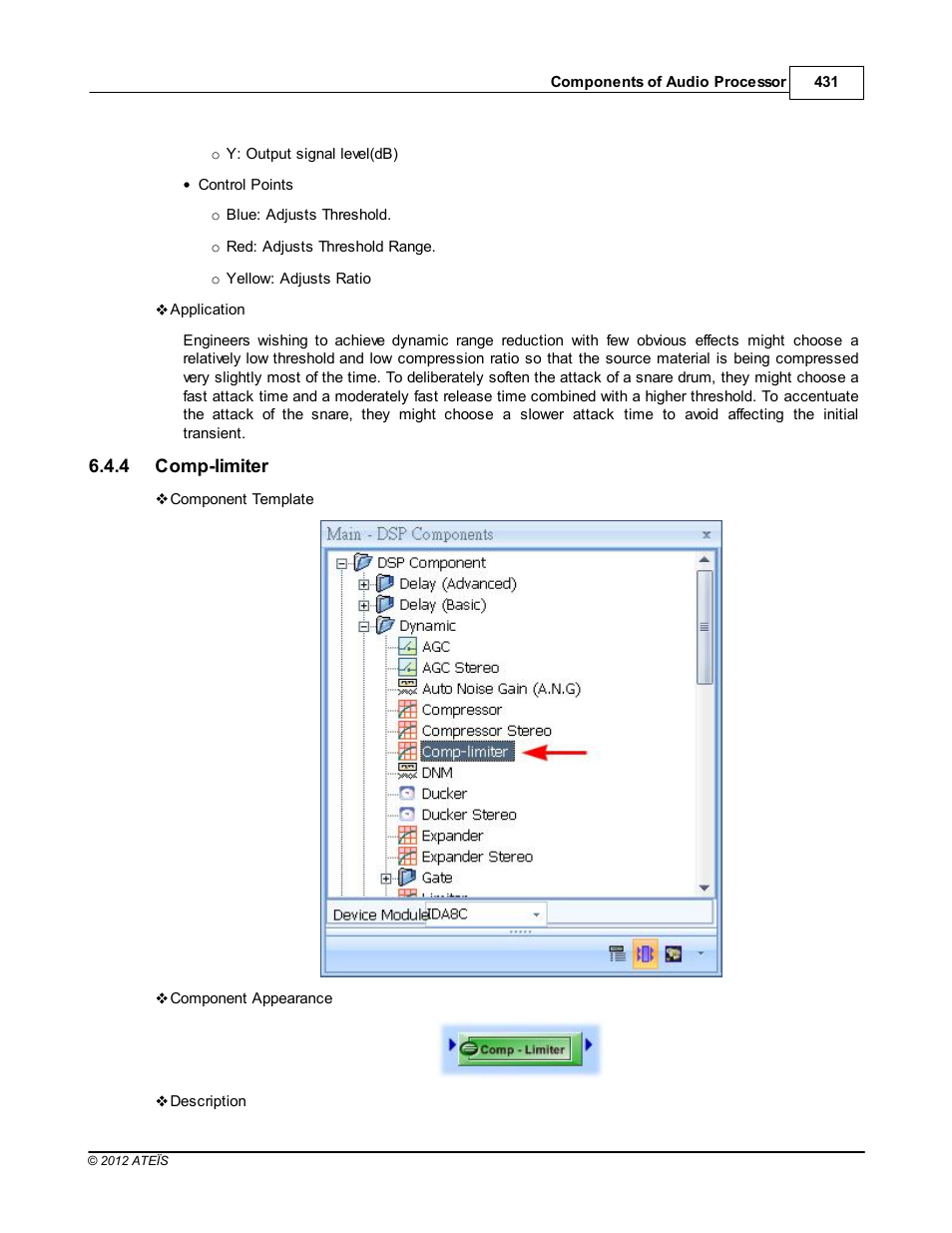 Comp-limiter | ATEIS IDA8 User Manual | Page 431 / 582