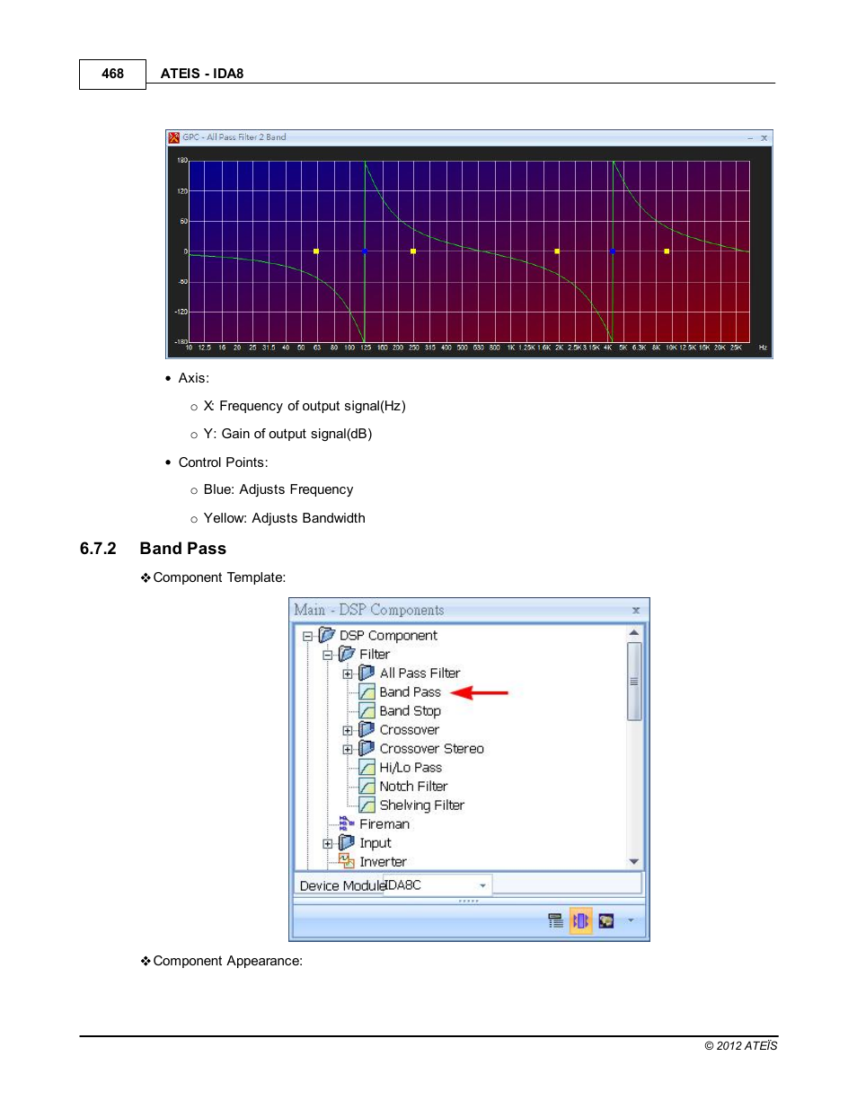 Band pass | ATEIS IDA8 User Manual | Page 468 / 582