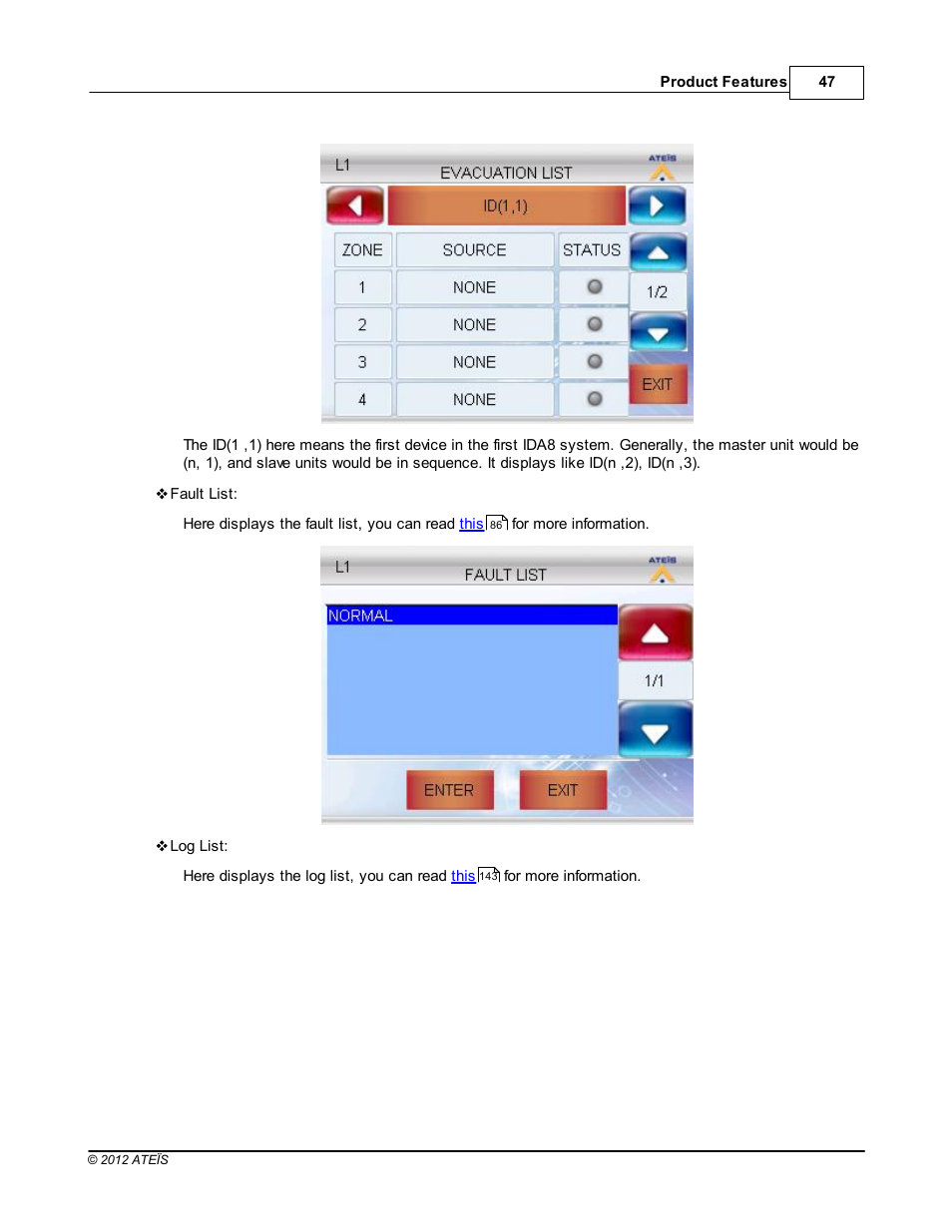 ATEIS IDA8 User Manual | Page 47 / 582