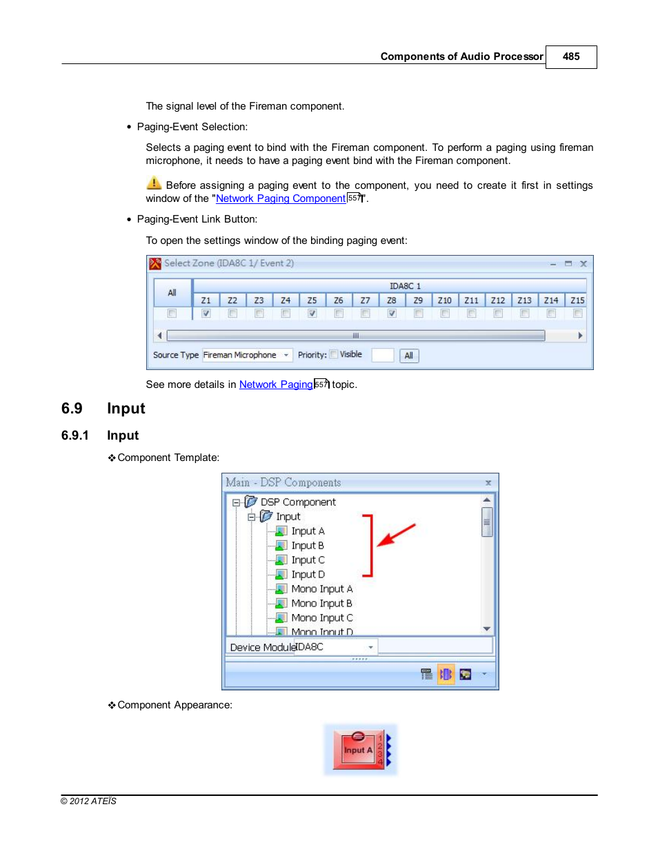 Input, 9 input | ATEIS IDA8 User Manual | Page 485 / 582