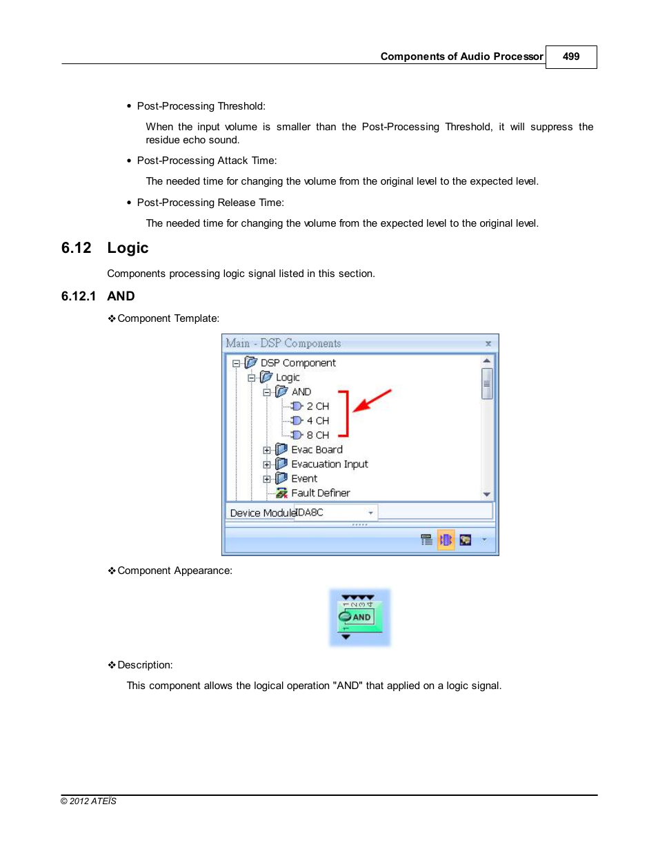 Logic, 12 logic | ATEIS IDA8 User Manual | Page 499 / 582