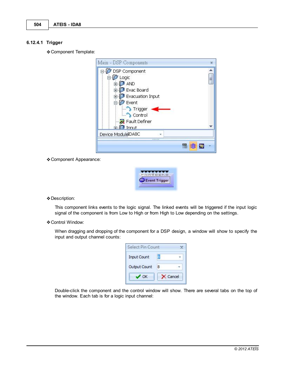 Trigger | ATEIS IDA8 User Manual | Page 504 / 582