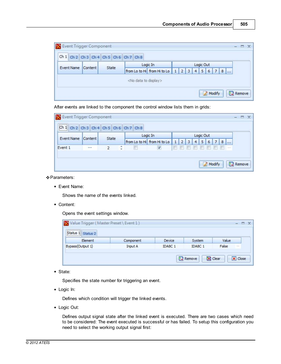 ATEIS IDA8 User Manual | Page 505 / 582