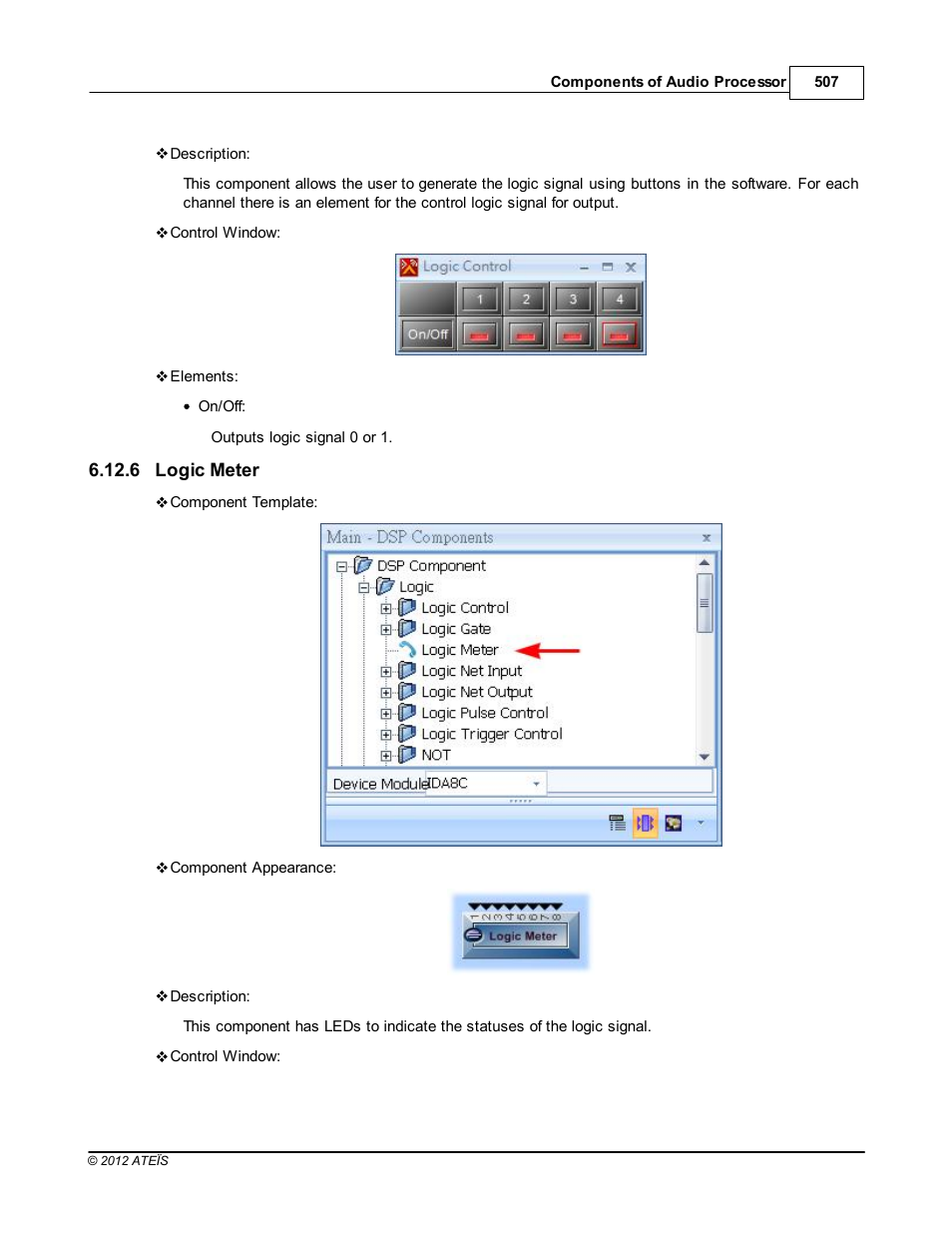 Logic meter | ATEIS IDA8 User Manual | Page 507 / 582