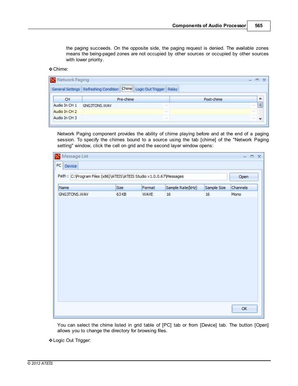 ATEIS IDA8 User Manual | Page 565 / 582