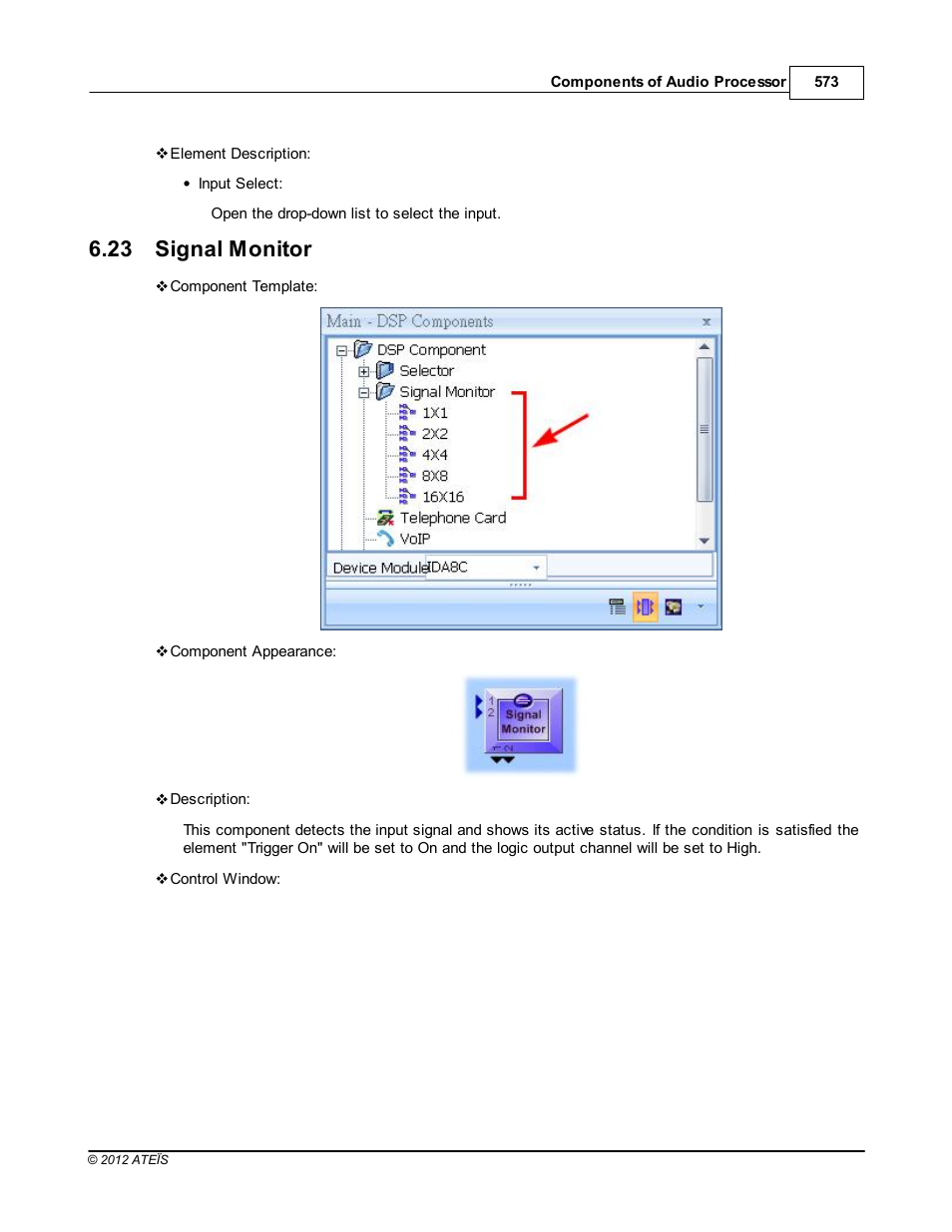 Signal monitor, 23 signal monitor | ATEIS IDA8 User Manual | Page 573 / 582