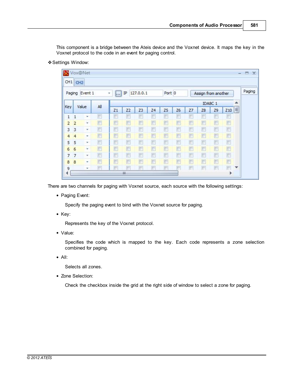 ATEIS IDA8 User Manual | Page 581 / 582