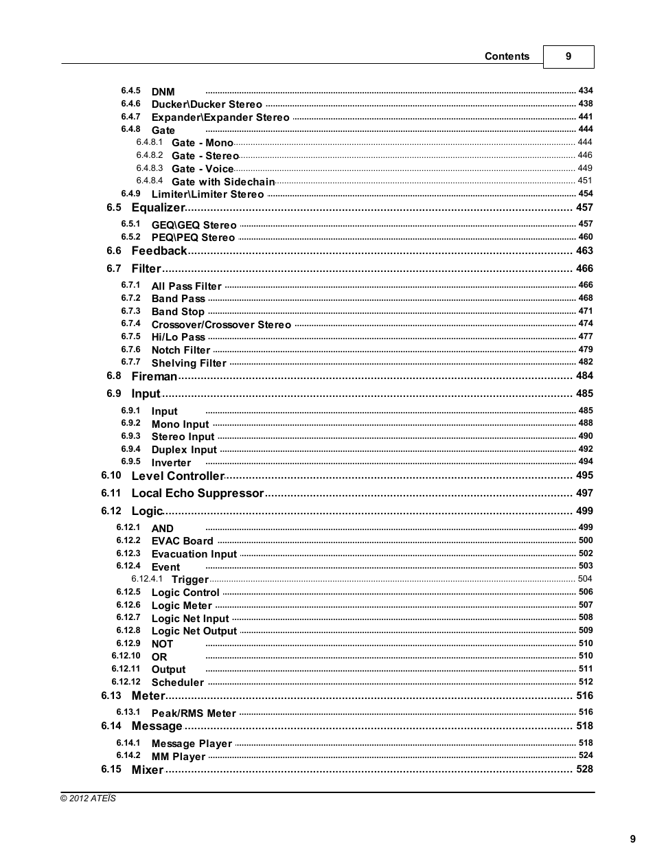 ATEIS IDA8 User Manual | Page 9 / 582