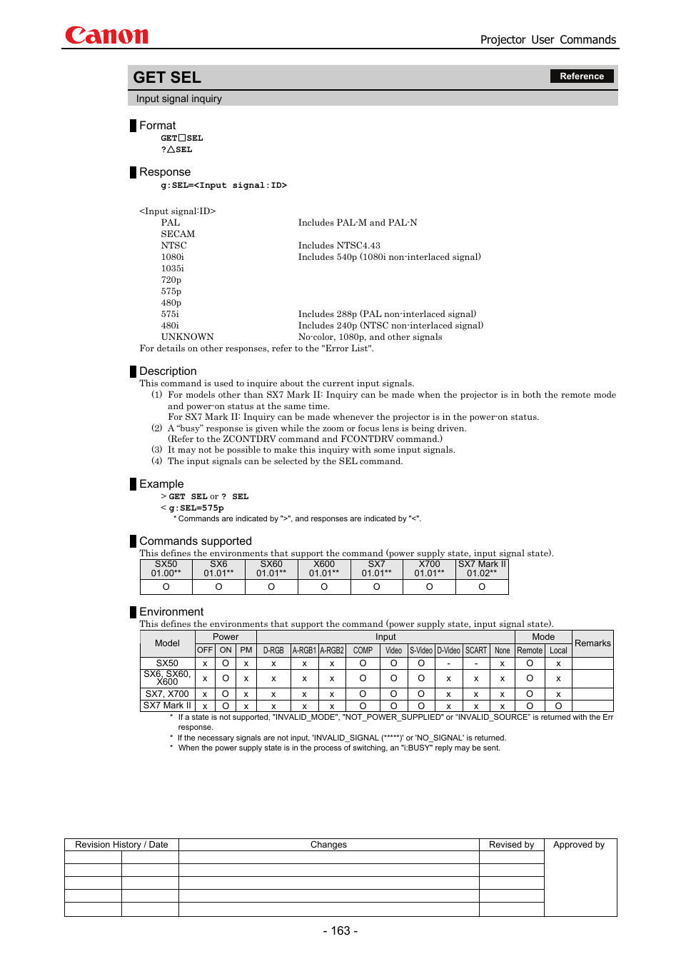 Get sel | Canon SX 50 User Manual | Page 169 / 244