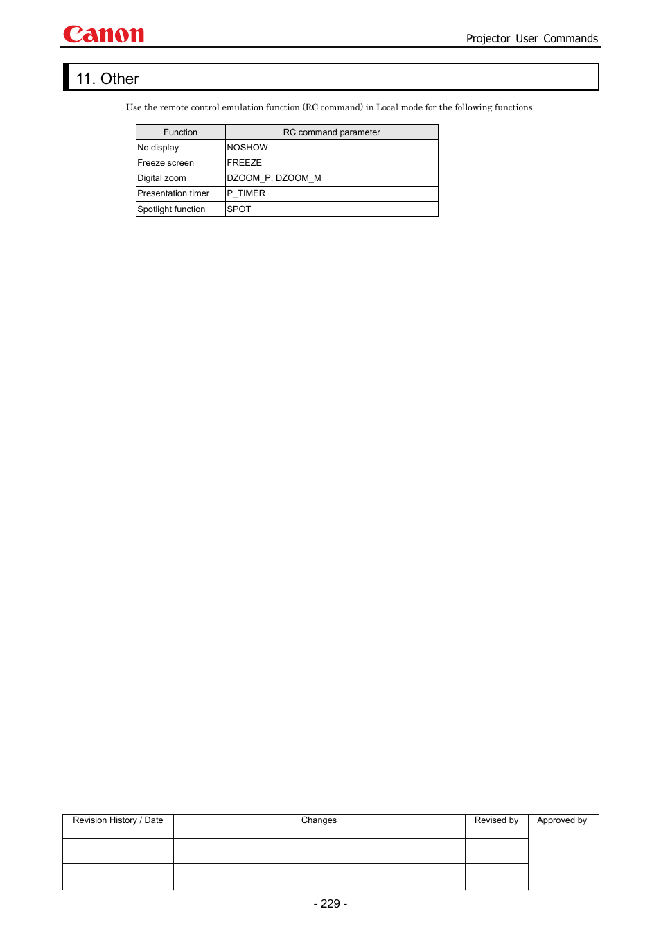 Other | Canon SX 50 User Manual | Page 235 / 244