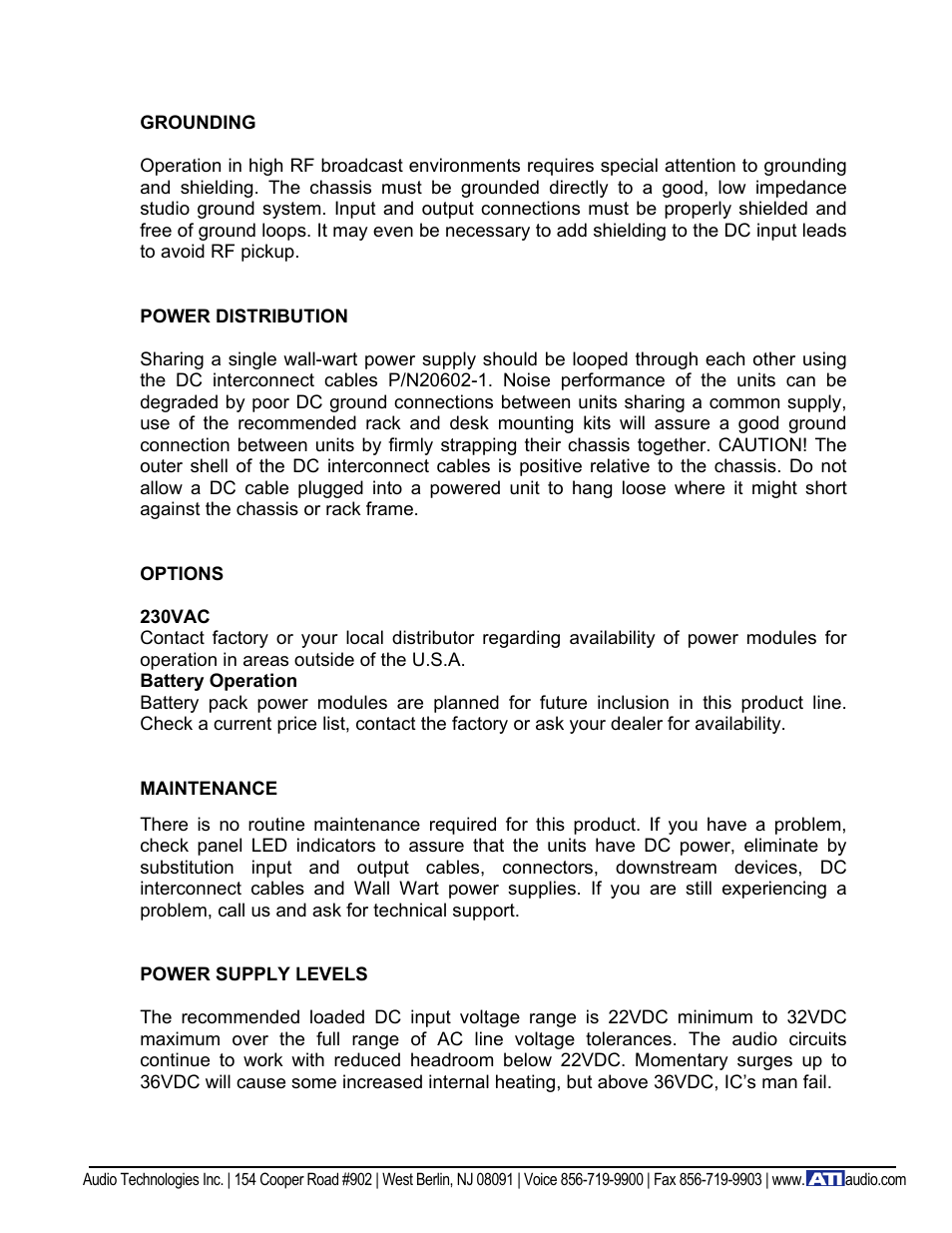 ATI Audio BU400B User Manual | Page 5 / 7