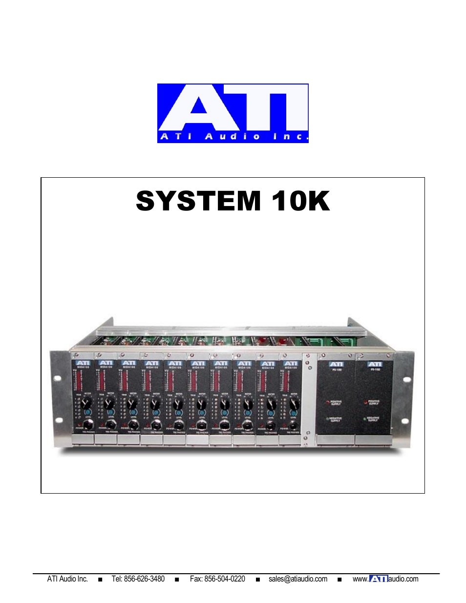 ATI Audio BP100-2 User Manual | 7 pages